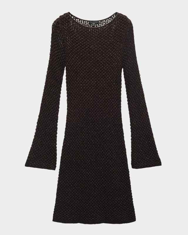 Ellie Long-Sleeve Midi Dress